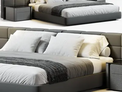 Lawrence Bed 3D model purchase