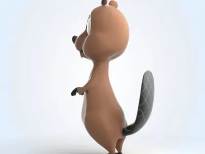 Beaver 3D model