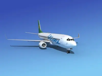 Boeing 737-800 Euro Cypria 3D model