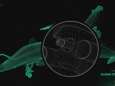 Rafale Fighter Jet Low-poly 3D model