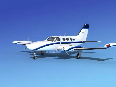Cessna 421 Golden Eagle V13 3D model
