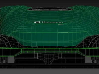 Robot Lawn Mower Robomow RK4000 Pro with charger 3D model