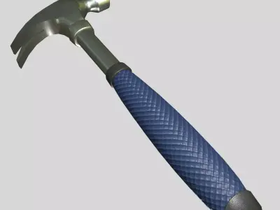 Hammer Low Poly Low-poly 3D model buy