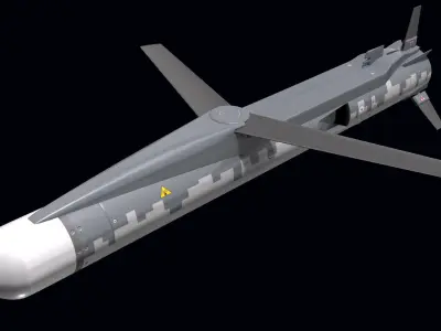 SPEAR missile 3D model