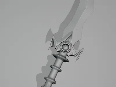 Fantasy Dagger Set 33 3D model