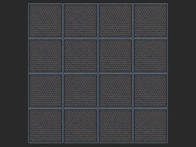 Sci-fi Metal Panel Hexagon - Textures Only Texture