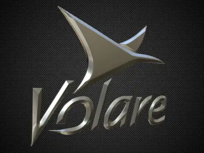 volare logo 3D model