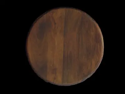 antique wooden table 3D model