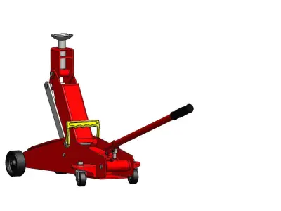 Hydraulic Car Jack 3D model