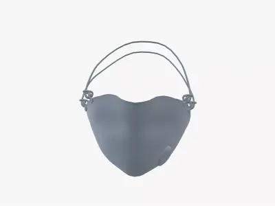Face mask 3D model purchase