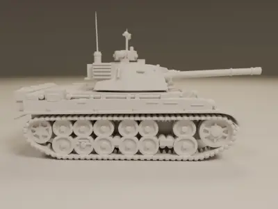 war tank 3D print model buy