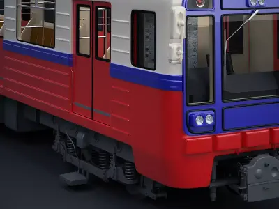 Metro Rolling Stock 3D model