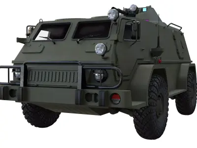 GAZ-39371 Vodnik 3D model