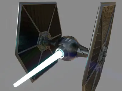 Tie Fighter Star wars 3D model