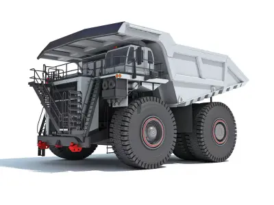Mining Dump Truck 3D model from CGTrader