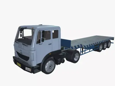 Truck Low-poly 3D model purchase