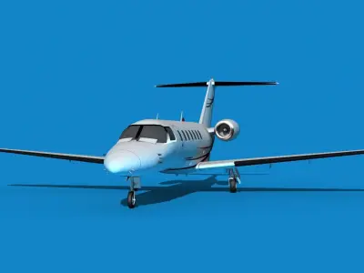 Cessna C528 Citation CJ3 V04 3D model