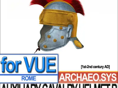 Ancient Roman Helmets Collection A  3D Model Pack