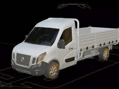 Nissan NV 400 Pickup Maxi 3D model