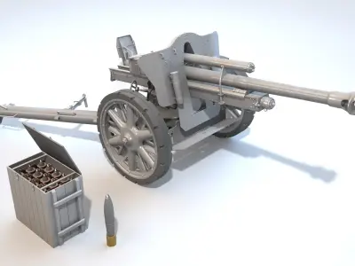  10-5 cm LeFH 18-40 howitzer 