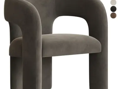 Dunloe Chair Sohohome 3D model