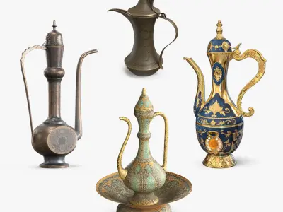 Arabic Ewers Collection 2 3D model