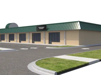 Retail-164 Retail Store 3D model