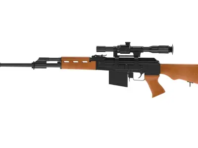 Zastava M76  3D model purchase