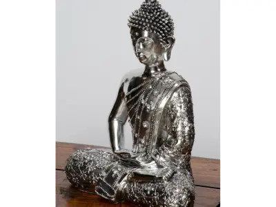 Sublime Buddha Figurine Low-poly 3D model
