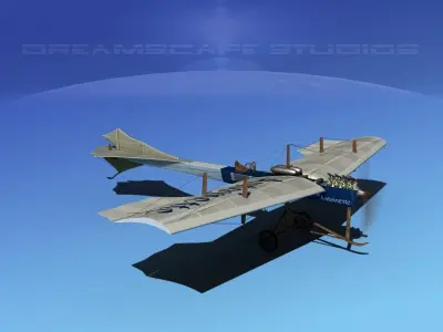 Antoinette Monoplane V04 3D model