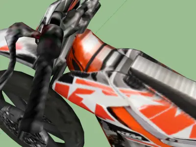 KTM Freeride 250R Low-poly 3D model