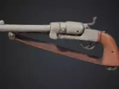 Old Colt 3D model Free low-poly 3D model