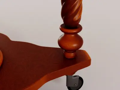 antique globe PBR  Low-poly 3D model