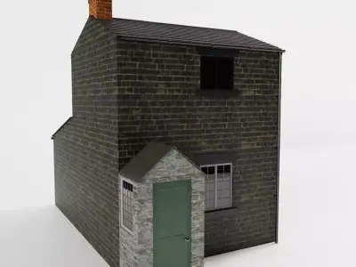 British Row Home 05 3D model