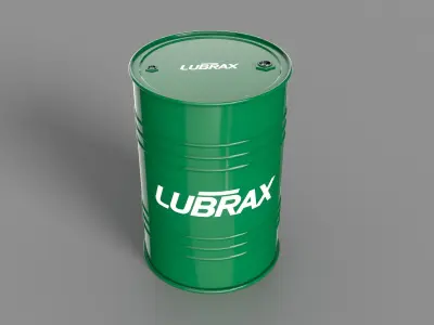 Realistic Lubrax Barrel 3D Model Low-poly 3D model