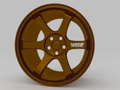Volk TE37 Saga Free 3D model