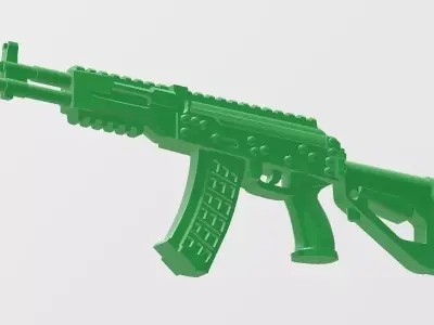 AK-12 3D resin Scale 1-35 3D print model