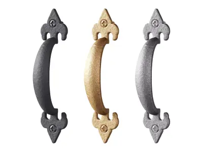 Dresser Door Pulls 3D model
