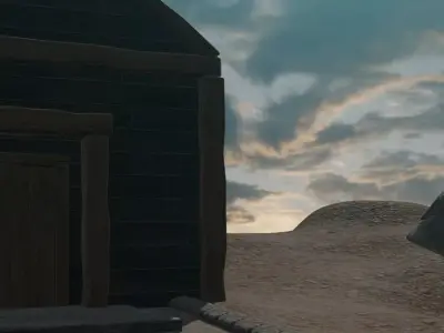Mountain Village 3D model 3