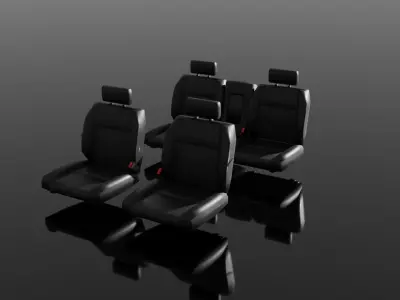 KKAZL Seats 3D model
