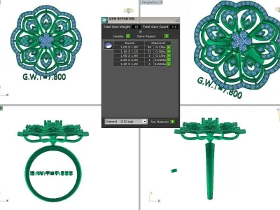 FASION RING 3D model 32