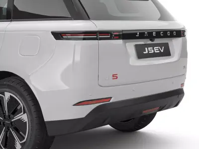 2026 Jaecoo J5 EV With Interior 3D model