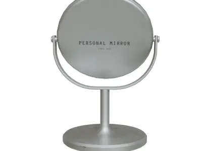 Table Mirror Free low-poly 3D model