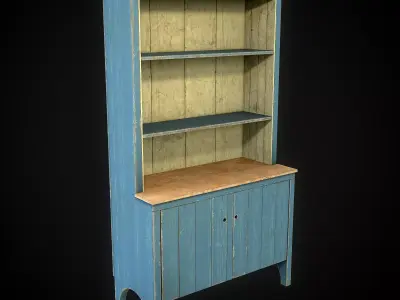 OldDresser01 Free low-poly 3D model
