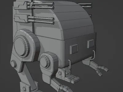 robot Free low-poly 3D model