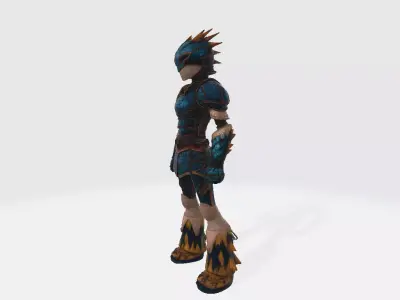 How to Train Your Dragon Astrid Pose Armor 01 3D print model