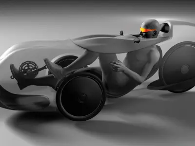 Velomobile Design Free 3D model