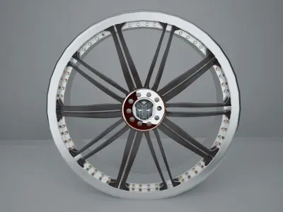auto rim transformer Low-poly 3D model