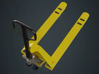 Pallet Jack 3A Low-poly 3D model