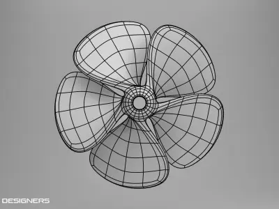 Boat Propeller 3D model 3D model